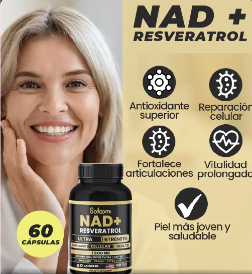 ✨ El Rejuvenecedor del Momento | Resveratrol + NAD