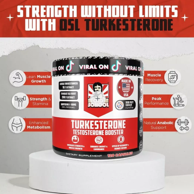 Turkesterone 60 Cápsulas | Máximo Rendimiento Masculino