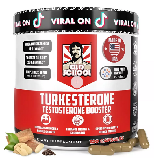 Turkesterone 60 Cápsulas | Máximo Rendimiento Masculino