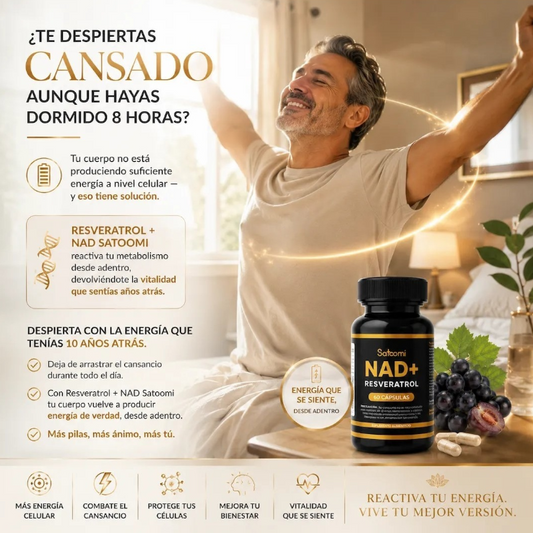 ✨ El Rejuvenecedor del Momento | Resveratrol + NAD