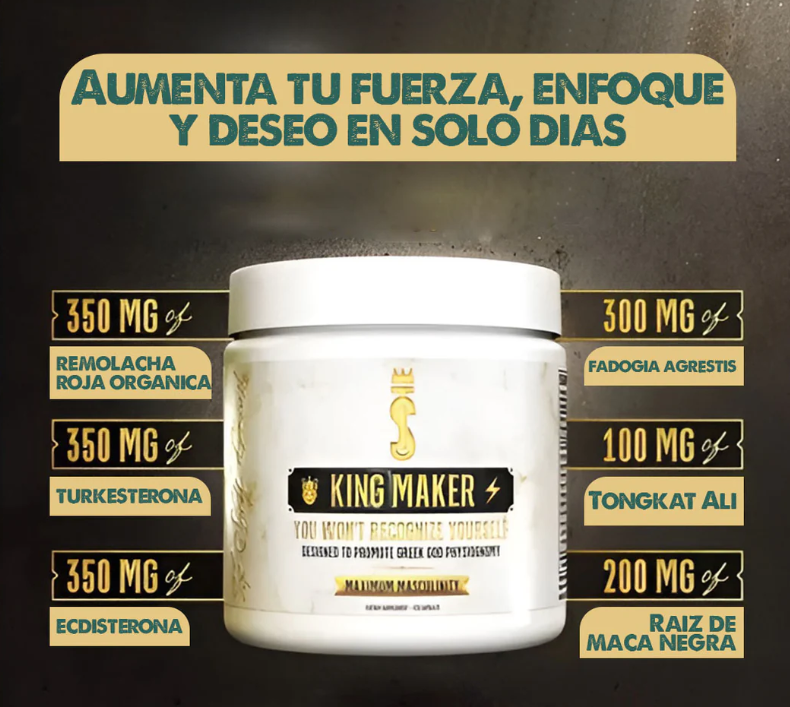KING MAKER | Suplemento Masculino 13 en 1