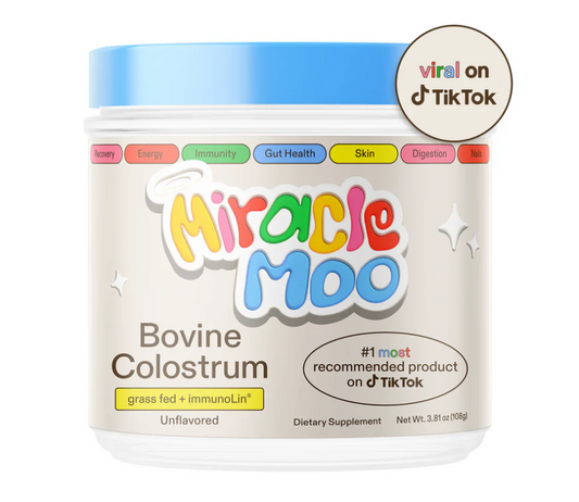 Miracle Moo Premium Colostrum | El Suplemento Wellness del Momento